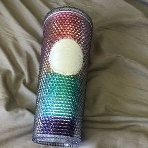 2020 Starbucks Rainbow Pride Studded 24oz Cold Cup Tumbler. NWT